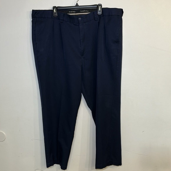 DXL Oak Hill Lot of 6 Dress Pants Pleated Flat Front Size 46x30 - Picture 10 of 16